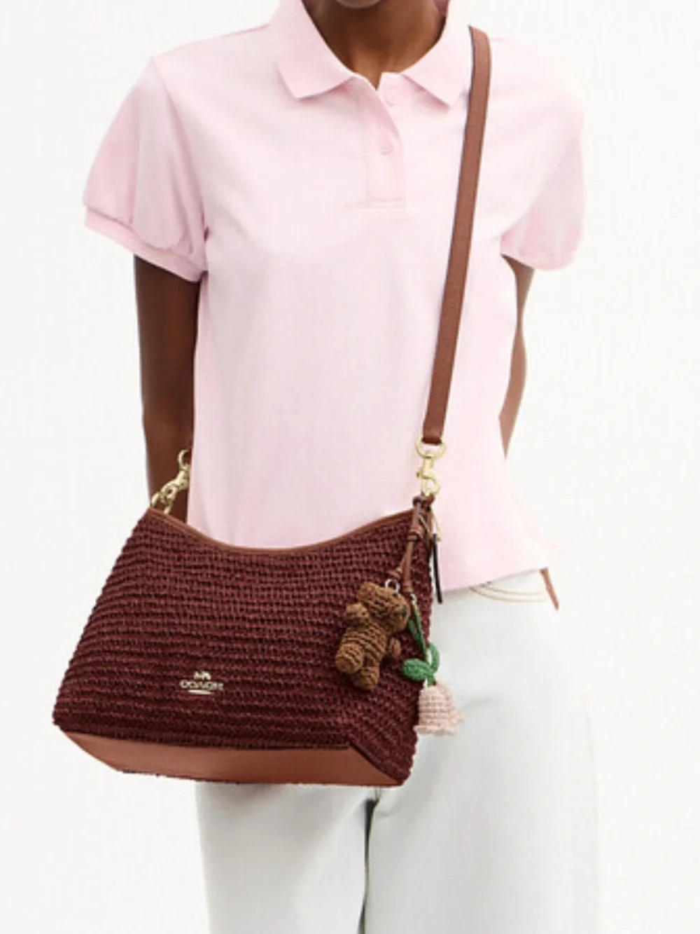 New COACH Laurel Shoulder Bag With Charms